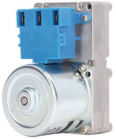 Moteur d'Alimentation pour Vis sans Fin AC220V 20W Moteur de Remplacement pour Vis sans Fin de Poêle à Granulés Moteur de Vis sans Fin pour Cheminée Électrique
