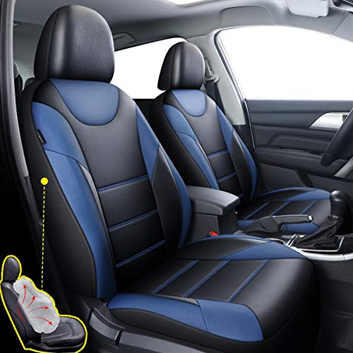Universal Auto Vorne + Hinten Sitzbezug 5PCS Protector Set Leder Schwarz Für Dacia Lodgy Logan Dokker 2 ILX Integra Tl Zdx Legend
