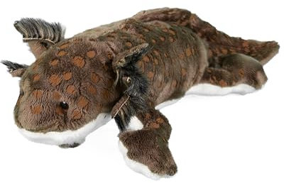 Teddys Rothenburg Kuscheltier Axolotl braun 28 cm Stoffaxolotl Plüschaxolotl Plüschtier