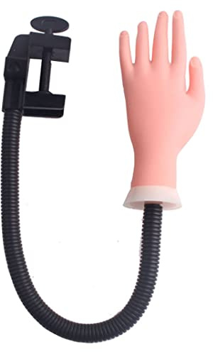 Practice Hand Model Fake Hand training practice hand Training Movable Flexible for Acrylic Nails Manicure Tool