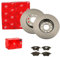 TRW Bremsscheiben 288mm + Beläge vorne passend für Golf 5 6 Caddy