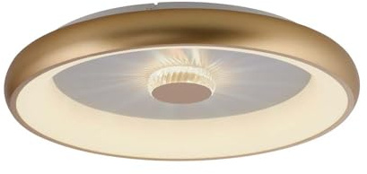 Ceiling Light Bedroom Lamp Brass Dimmer Remote Control LED