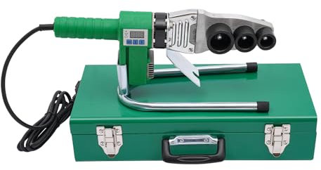 Saldatrice per tubi dell'acqua 1500 W, saldatrice per tubi, saldatrice a caldo, saldatrice per plastica, diametro testa 20 mm, 25 mm, 32 mm