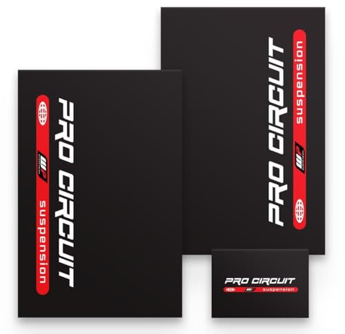 Maciag Offroad WP - Adesivo di protezione per forcella, colore: Nero