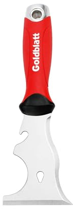 Goldblatt 9-in-1 Paint Scraper Tool, Stainless Steel Putty Knife Scraper