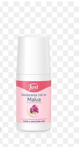 Just Deodorante Roll-on Malva, Made in Switzerland, Rosa