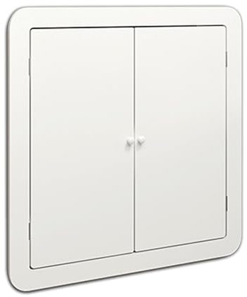 JINGSHIQIAOPL Meuble Cache Radiateur, Panneau D'accès Encastré pour Stores, Panneau D'accès Mural Invisible, Cache-radiateur pour Tuyaux Électriques, Vannes, Électricité, Blanc(70x70cm/28x28in)