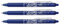 Pilot Frixion Clicker, Gelstift, löschbare Tinte, 0,7 mm Spitze, Tattoo-Design, blaue Tinte (3 Stück)
