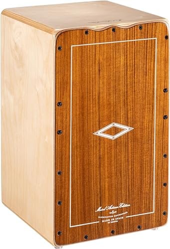Meinl Percussion Artisan Cajon Instrument/Trommel für Erwachsene/Fortgeschrittene/Profis - Mongoy Frontplatte / Korpus aus Baltischer Birke - Kein Cajon Bausatz - Bulería Line (AEBLMY)