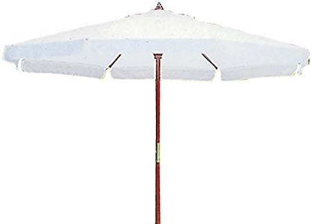 PEBSHOP Sonnenschirm aus Holz rund mit Rand Ø 350 cm.