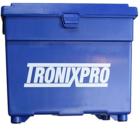 Tronixpro Beach Seat Box, Blue, Fishing tackle box