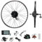 YOSE POWER E-Bike Conversion Kit 36V350W 28(700C) Heckmotor Steckkranz Elektrofahrräder Umbausatz Cassette 28 Zoll Schwarz mit LCD Display
