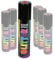 KarnevalsTeufel Hairspray Glitter in verschiedenen Farben buntes Haarspray mit Glitzer Haarschmuck farbig (Rot)