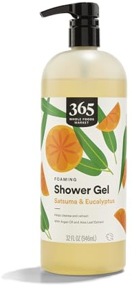 365 by Whole Foods Market, Foaming Shower Gel, Satsuma & Eucalyptus, 32 Fl Oz