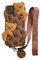 SGVAHY iPhone 11 Pro Max Case - Cute Kawaii Bear Cookie Khaki Silicone Shockproof Protective Case with Strap Lanyard Keychain