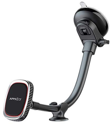 Support magnétique pour téléphone de Voiture, Support de téléphone magnétique pour Voiture, Pare-Brise et Tableau de Bord, Support magnétique à Ventouse, Convient pour iPhone 12/13/14 Max, Samsung