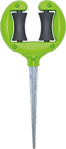 Hose Pipe Guide with Metal Ground Spike - designed to guide your hose pipe away from delicate areas in your garden such as low borders when watering your plants