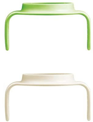 MAM Hold My Cup Day & Night mit Griffen, die im Dunkeln leuchten. Griffe Becher, rutschfest und ergonomisch, 4 Monate, grün und neutral, ZEDMM243N