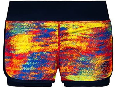 BIDI BADU Chidera Damen Tech 2 In 1 Shorts - Mixed, Größe:XL