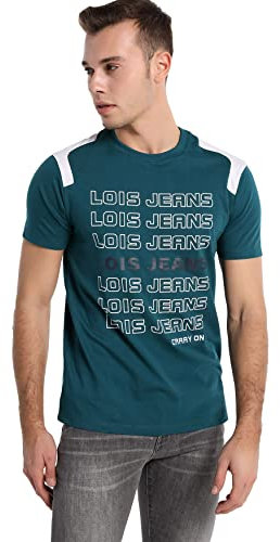 Lois Jeans - Camiseta Manga Corta Piezas Hombro