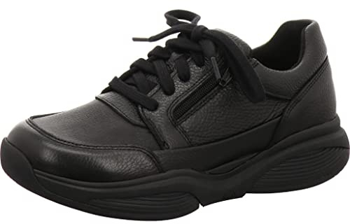 XSENSIBLE SWX6 Black (schwarz) - Sneaker - Herrenschuhe Bequemschuhe, Schwarz, Leder (stretchleder) | Größe 44.5