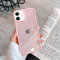 EKAM TPU Back Case for iPhone 11 - Glitter Translucent Sparkly Bling Design for Girls Women Liquid Silicone, Anti-scratch Shockproof Protective Cases for iPhone 11-6.1 Inch (Pink)