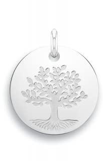 Médaille Or 375/00 - ARBRE DE VIE - Or Blanc - Médaille ARBRE DE VIE