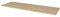 SoDREAMER 18 mm Melaminharzbeschichtete 30 x 120cm Spanplatte ABS-Kante 3 Seiten Eiche Sonoma