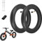 YHTSPORT 12 Zoll Kinderwagen Schlauch 12 1/2x 2 1/4 Fahrradschlauch+ Montagehebeln, Innenschlauch Mit Winkelventil 45° inkl. kompatibel für Kinderwagen Fahrrad Roller Reifen Dreirad Laufrad