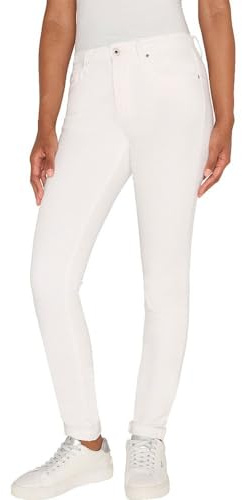 Pepe Jeans Skinny Jeans Hw, Jeans Donna, Bianco (Denim-D76),28W / 30L