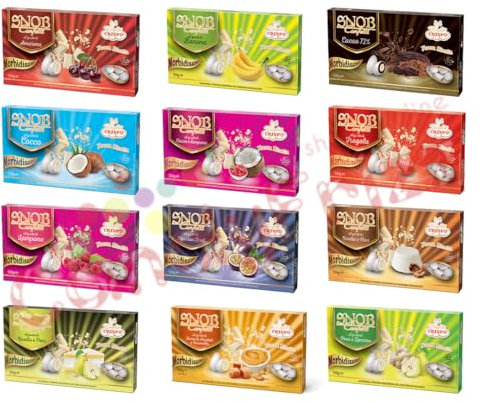 CandyFrizz Kit Confetti CRISPO Bianchi per confettate o Bomboniere Gusti a Scelta per tutti i tuoi Eventi (3 Kg 6 gusti per circa 30 invitati)