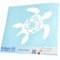INDIGOS UG Aufkleber - Autoaufkleber - JDM - Die cut - Auto - 200x167 mm - Schildkröte Hawaii - weiß - Heckscheibe - Heckscheibenaufkleber - Sticker - Tuning