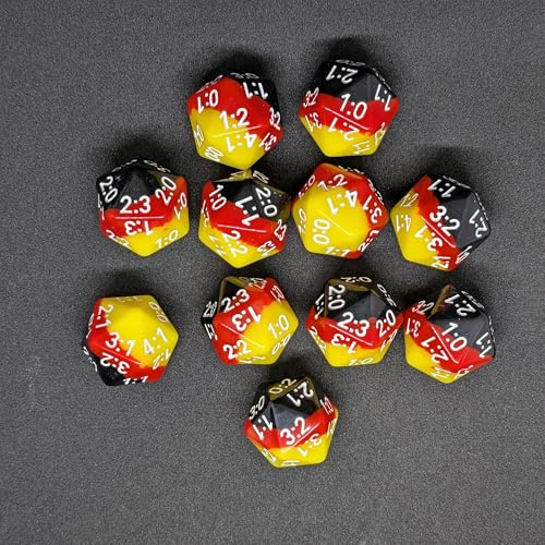 Tippwürfel Fußballergebniswürfel Mannschaft (11er Set) (Deutschland)