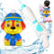 Wasserpistole Kinder mit Tankrucksack, 2200ML Hund Patrol Wasserspritzpistole, Verstellbaren Riemen Wasserpistole Große Reichweite 6-10 Meter, Wasserspielzeug für Sommer, Strand, Pool, Gartenparty (B)