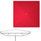 IMUNKT Cuadrada Rectangular Toldo De Parasol De Recambio, Cubierta De Repuesto para Sombrilla De Mercado, 300x300 250x250 200x200cm, Tela Oxford Doble Impermeable(Red,250x250cm/8.2x8.2ft)