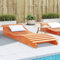 ShGaxin Sedia a sdraio in legno massello di pino marrone cera 205x70x31,5 cm, sdraio da giardino all'aperto, sdraio da piscina, sole lounger, lettini da giardino, letto giardino esterno, lettino da