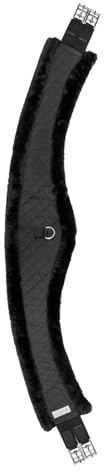 WALDHAUSEN Mond Langgurt mit Teddyfell, schwarz/schwarz, 145 cm