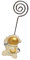 Kreativer Notizclip Standhalter Fotohalter Blattwender Süßer Zettelhalter Büroklammerspender Für Den Schreibtisch Telefonhalter Tischnamenhalter Clip-spender Memohalter Dreher Weiß Gadpiparty