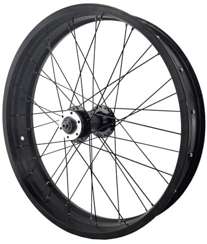 LYYCX Fatbike Vorderrad 20 x 4,0 Zoll, Beach-Snowbike-Räder, Aluminiumlegierung-Scheibenbremsen-E-Bike-Rad