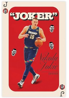fsgfod Nikola Jokic Poster auf Leinwand, Schlafzimmer, Dekoration, Landschaft, Büro, Raumdekoration, Geschenk, 30 x 45 cm