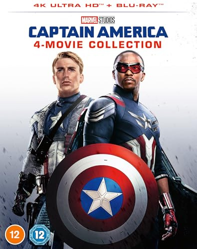 Marvel's Captain America 1-4 Collection UHD/BD [Region A & B & C]