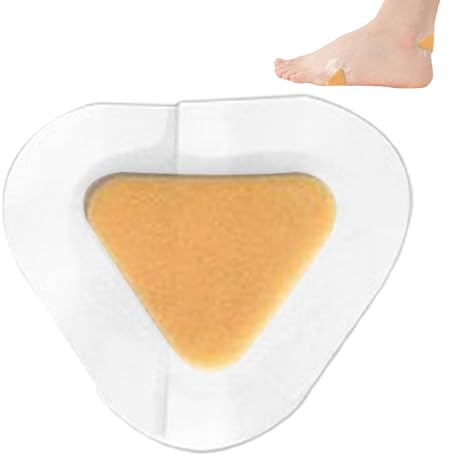 Blister Cushions, Foot Stickers Heels, 1.77–2.76 Inches 50-Set Waterproof Pads with Mixed Shapes, Callus Remover Foot Care for Women Men Shoes Protection