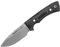 LO TRINCO YO Muela Cuchillo RHINO-9M hoja de acero Sandvick 14C28N de 9 cm y empuñadura de micarta negra para Caza, Pesca, Supervivencia y Bushcraft