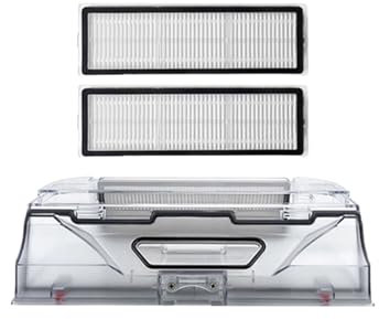 Clynex Ersatz des Staubbehälters und des Hepa-Filters, for Xiaomi, Mijia 1C 1T, for Dreame, F9 Roboter-Staubsauger-Ersatzteile Staubsauger-Staubbehälter(3pcs)