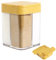 4 in 1 Gewürzstreuer Camping - Camping Zubehör, Camping Küche Gewürzgläser, Campingzubehör für Gewürz Organizer mit Salz, Pfeffer, Chili, Paprika, Knoblauch, Curry