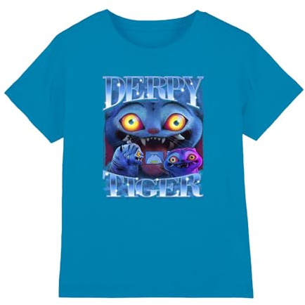 Kpop Demon Hunters Unisex Kids K-pop Demon Hunters - Derpy Tiger Bootleg Kids T Shirt T-Shirt