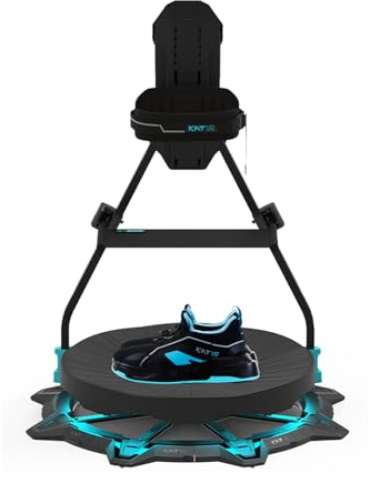 KAT Walk C2 PLUS VR Treadmill丨Full-Body Locomotion System with Foot Haptics丨Compact 360° VR Platform for Gaming, Fitness & Immersive Experiences丨UK Size 11