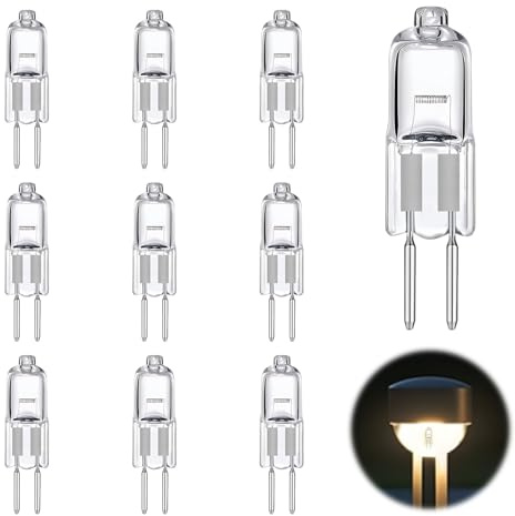 Lot 10 Ampoules Halogène GY6.35 12V 50W 900lm 2800K Blanc Chaud Dimmable