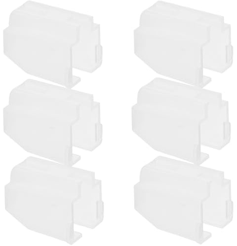 TIDTALEO Record Player Stylus Protector 6Pcs Needle Covers Plastic Sturdy Turntable Needle Guards for Vinyl Record Players
