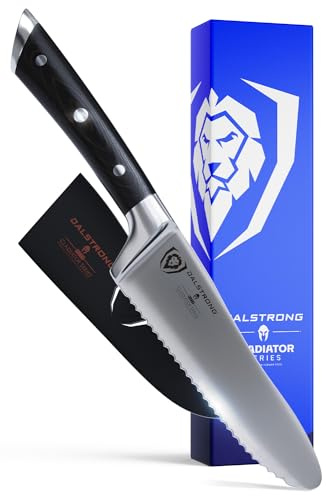 Dalstrong Ultimate Sandwich Knife - 6 inch Utility Knife - Gladiator Series Elite - Spreader - Forged German High-Carbon Steel - Sheath Included - Ham, Cheese, Bread Knife Gift- NSF Certified